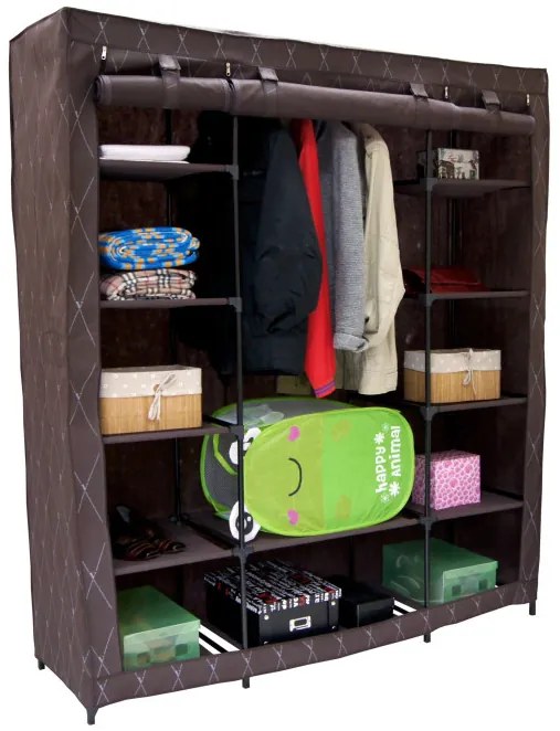 Šatníková skriňa KAJA MAXI VITTO hnedá