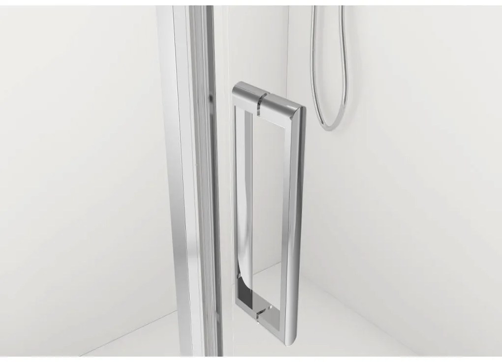 Cerano Porte, 1-krídlové sprchové dvere 100x195 cm, 8mm číre sklo, chrómový profil, CER-CER-413480