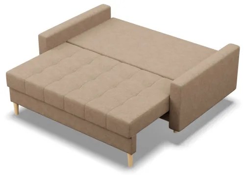 Dvojmiestna pohovka ELMA rozkladacia, cappuccino