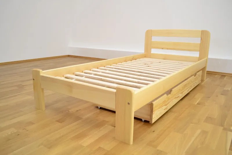 ECOMATRACE POSTEL ASIA BEZ ROŠTU, BOROVICA LAKOVANÁ Rozmery 90x200