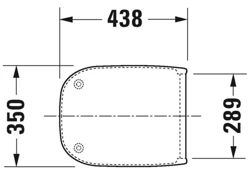 Duravit D-Code - WC sedátko so sklápacou automatikou, biela 0067390000