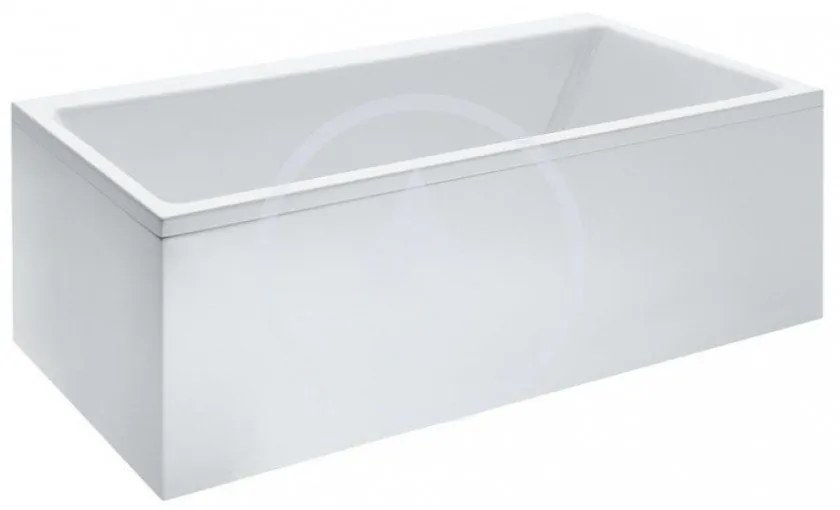 LAUFEN Pro Vaňa do pravého rohu, 1700 mm x 750 mm, biela – s rámom, senzorové ovládanie, vzduchová a vodná masáž H2319550006451