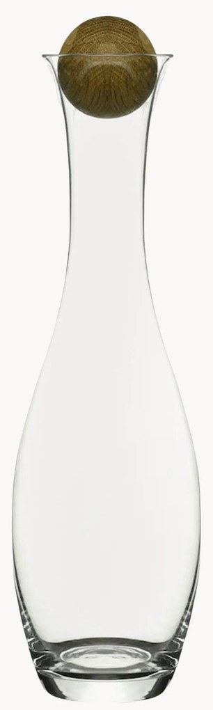 Ručne fúkaná karafa's drevenou zátkou Eden, 1 l