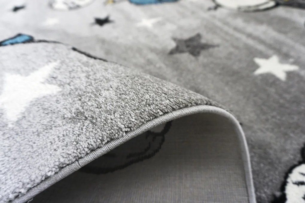 Detský koberec Smart Kids 22924 Grey, 160x230, šedá, detská izba, Berfin Dywany