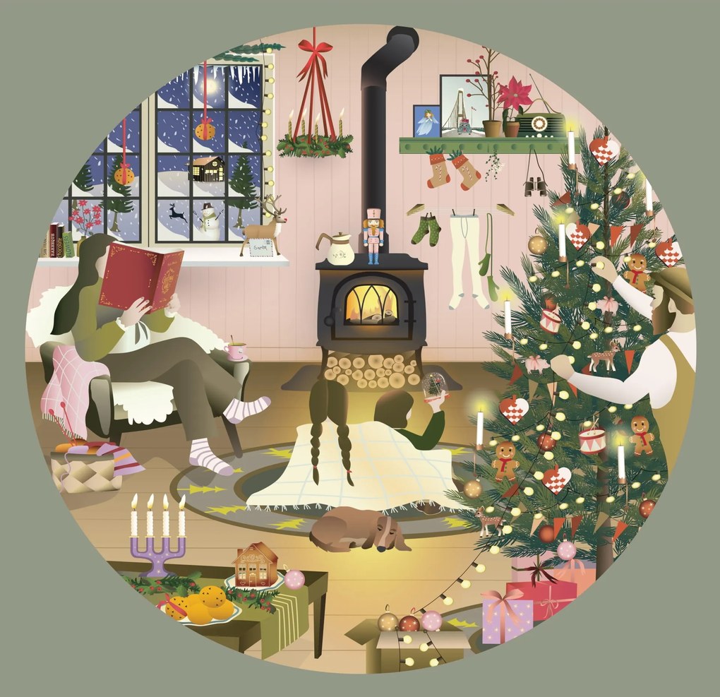 ViSSEVASSE Puzzle Wonderful Christmas Time 1000 dielikov