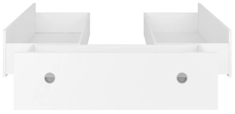 Zásuvky pod posteľ BRW Nepo Plus 140 cm (biela) (3ks). Akcia -28%. Vlastná spoľahlivá doprava až k Vám domov. 1098322