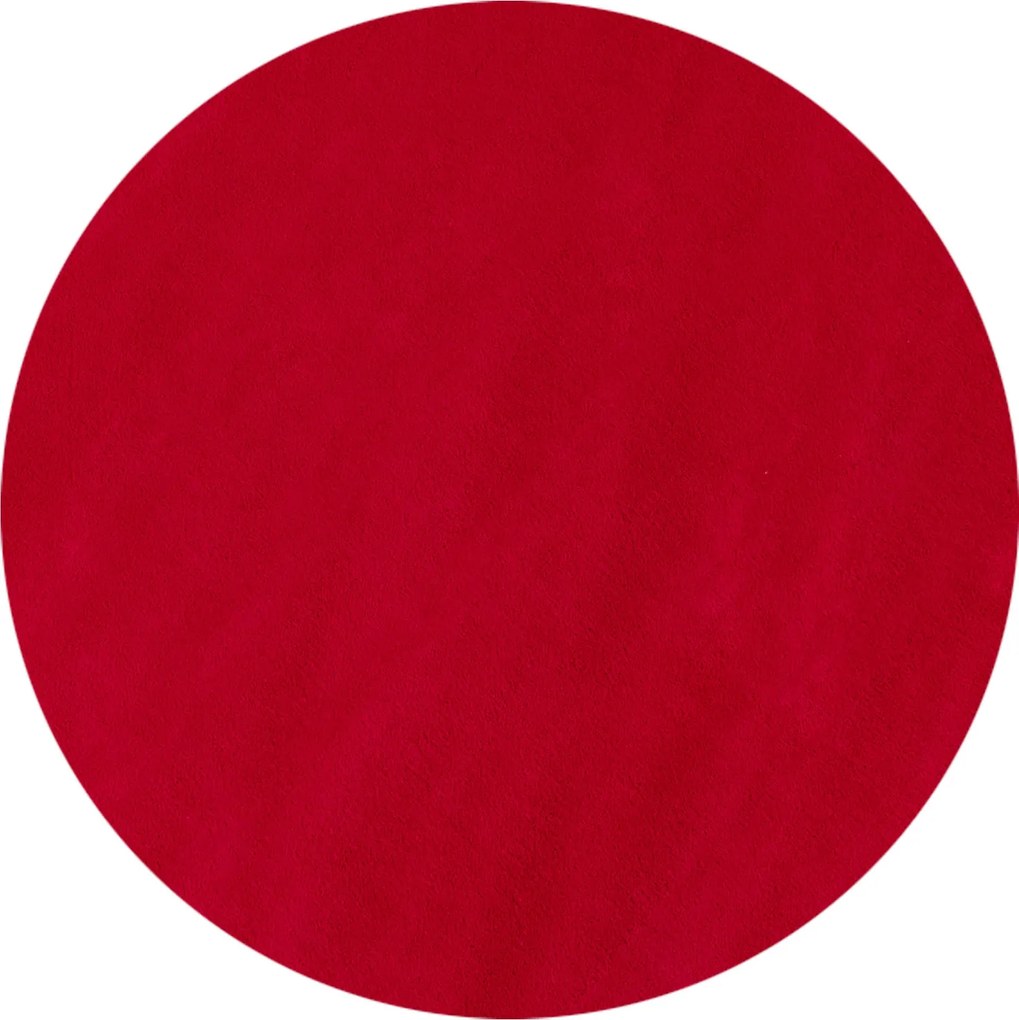 Ayyildiz, Kusový koberec Sky 5400 Red kruh, 200x200 (priemer) kruh, červená, obývacia izba