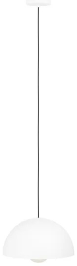 Eglo 901135 - Luster na lanku GAETANO 1xE27/40W/230V pr. 30 cm biela