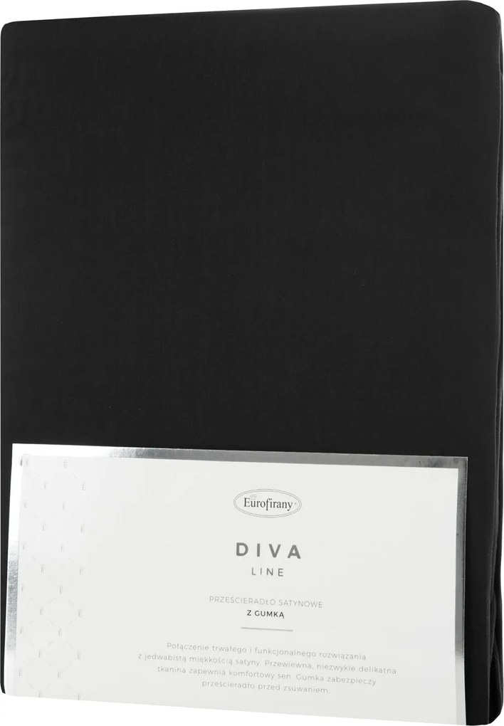 MAKOSATÉNOVÉ PRESTIERADLO DINA 140X200 CM ČIERNE