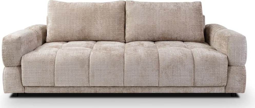 Rozkladacia pohovka Dante, béžová štruktúrovaná tkanina