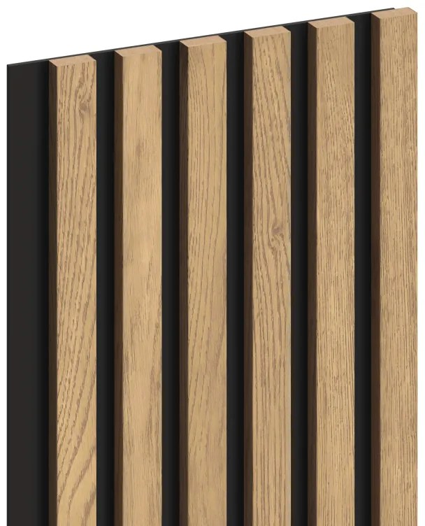 Mexen Lam-B, akustické stenové lamely 275 × 30 cm, HDF doska 4 mm, technická dyha, borovica klasická, S100-275307-3015-012