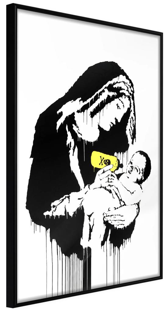 Artgeist Plagát - Nursing Mother [Poster] Veľkosť: 20x30, Verzia: Zlatý rám s passe-partout