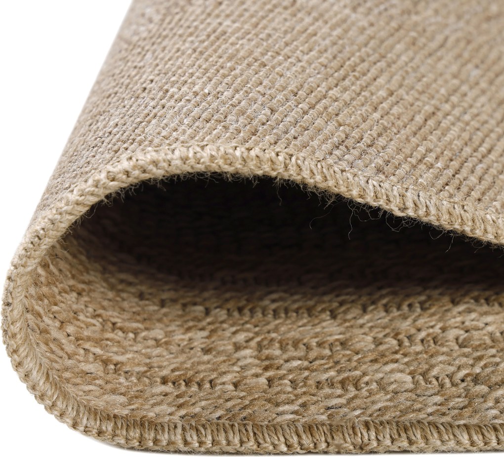 Ayyildiz, Kusový koberec Comilla 886 Black kruh, 80x80 (priemer) kruh, hnedá, chodba / predsieň