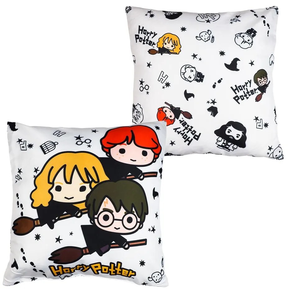 Jerry Fabrics Detský vankúšik s potlačou - Harry Potter - Bradavice | 40 x 40 cm