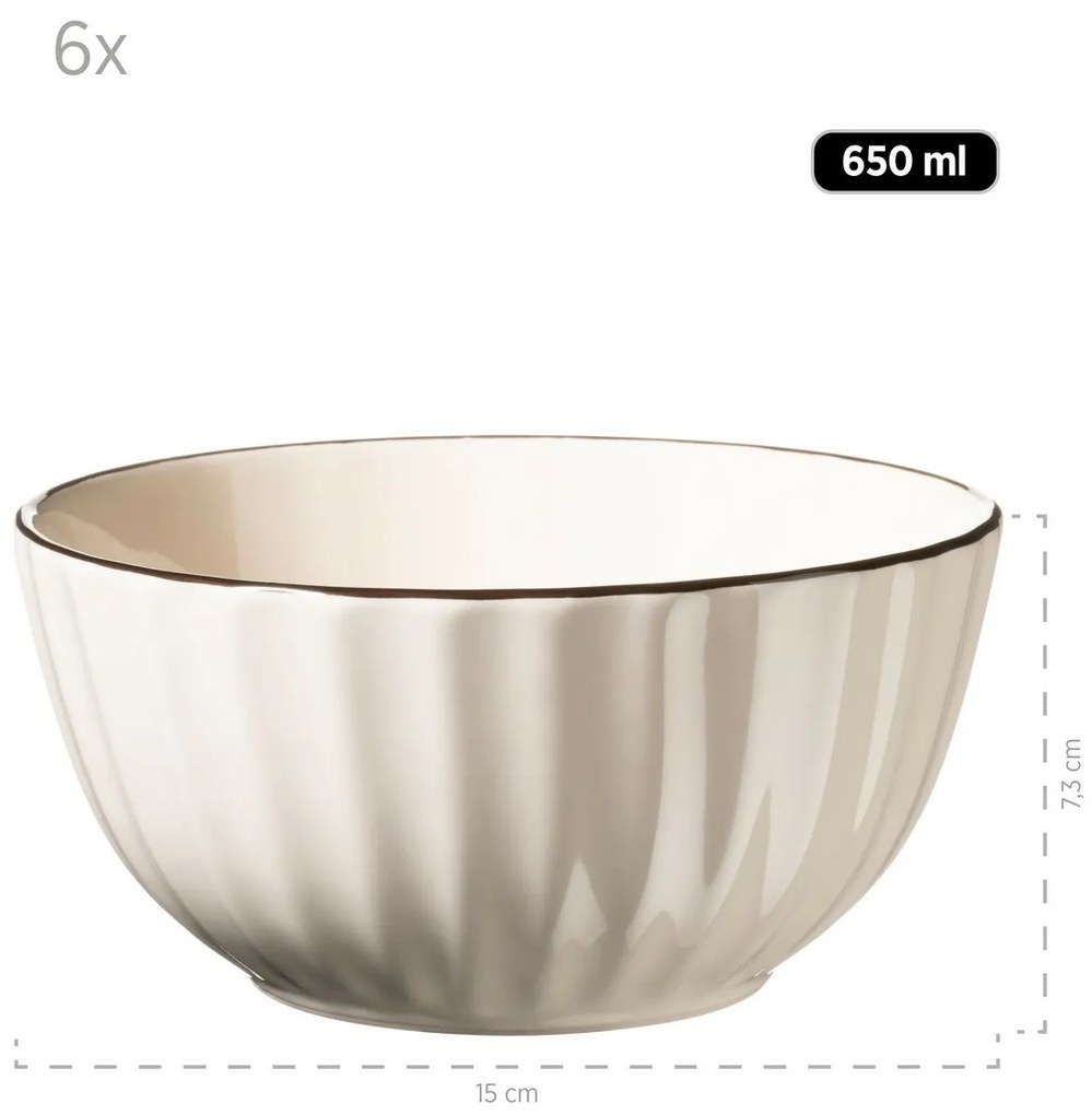 Mäser 18-dielna jedálenská súprava OSITA WHITE