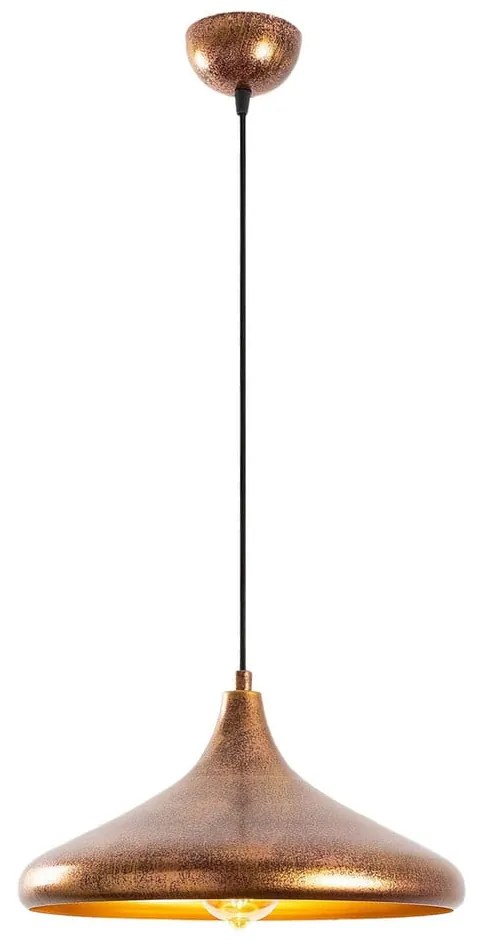 Závesné svietidlo s kovovým tienidlom ø 34 cm Barek – Opviq lights