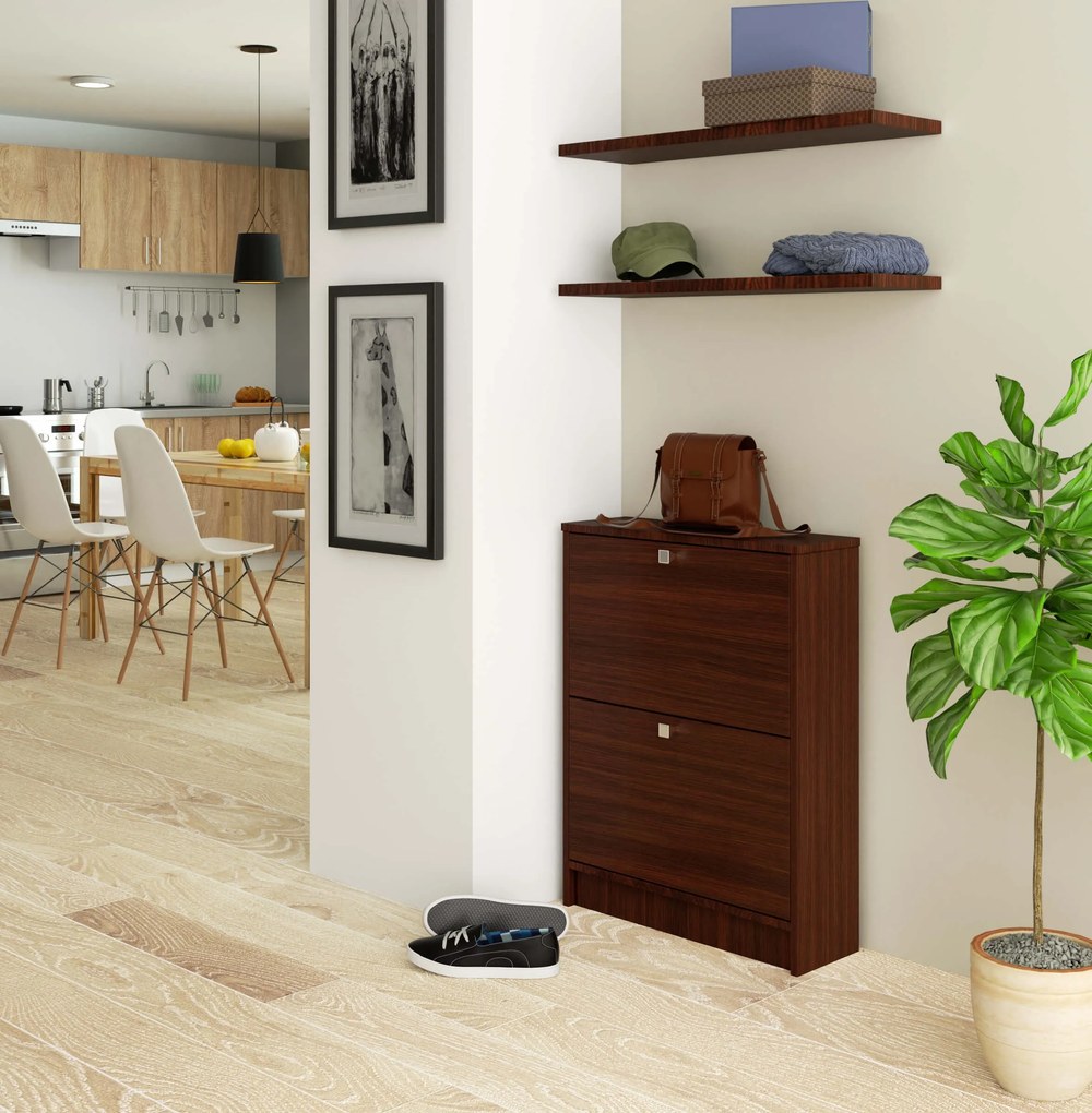 Botník Simran (wenge). Akcia -15%. Vlastná spoľahlivá doprava až k Vám domov. 1068555