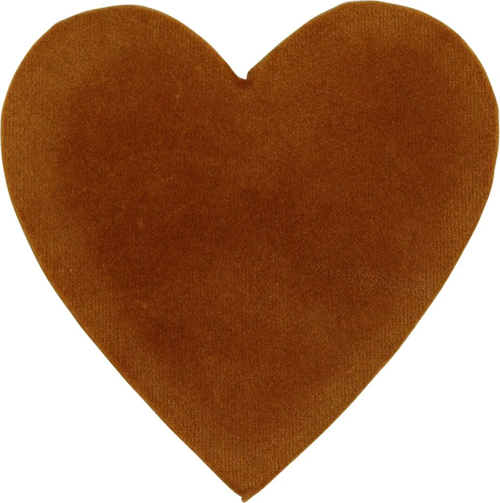 Sada podtáciek Love z hovädzej kože Brown (4 ks) - 13 * 13 * 3 cm