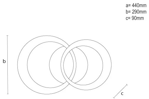 Stropné stmievateľné LED svietidlo LED/35W/230V 3000-6500K + diaľkové ovládanie