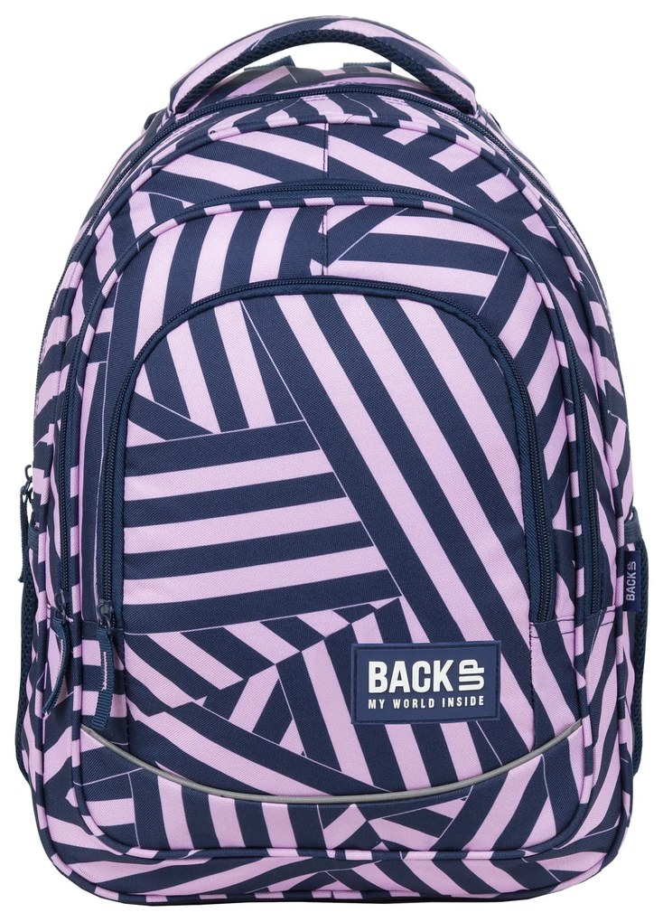 Školský batoh BackUP modro-ružový