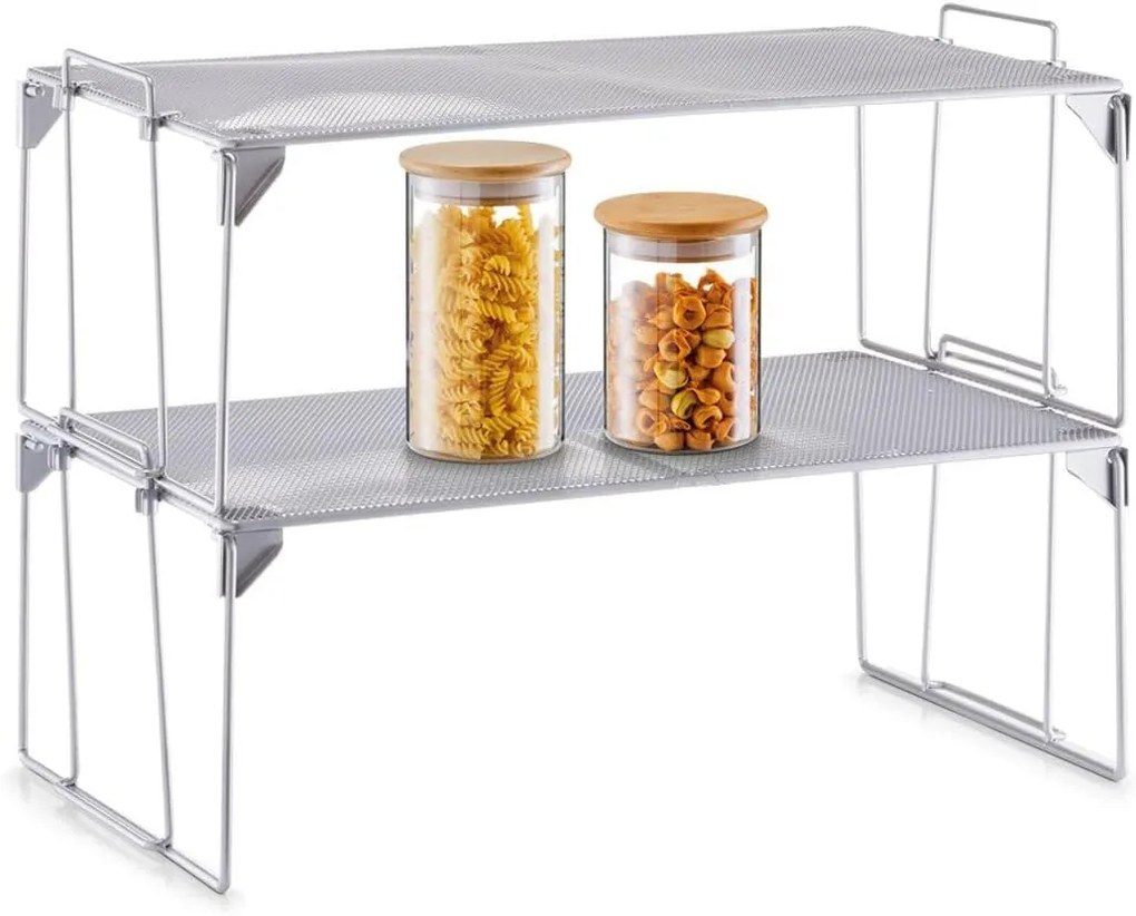 Zeller Present Prídavná polica, skladacia, stohovateľná, MESH, 45x25x16 cm