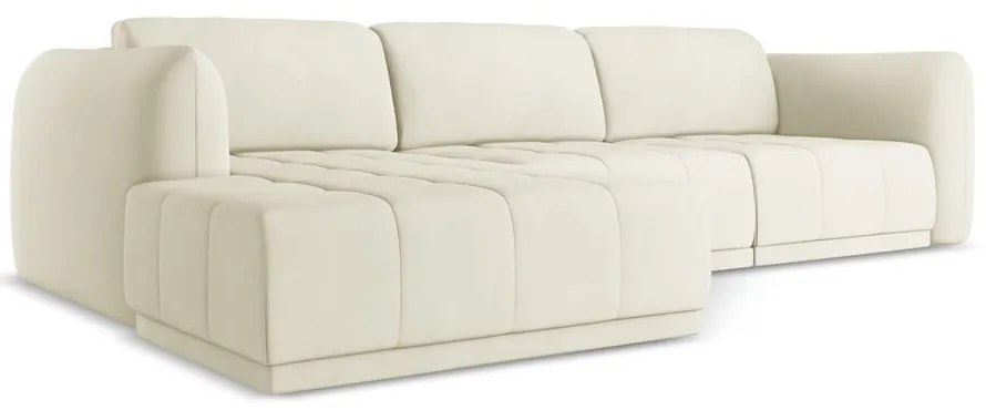 Biela rohová pohovka (ľavý roh) Hoku – Makamii