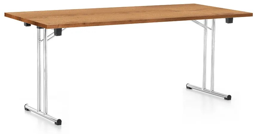 Skladací stôl 180 x 80 cm, dub zlatý