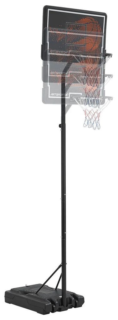 InternetovaZahrada Basketbalový kôš s kolieskami - 255-305 cm