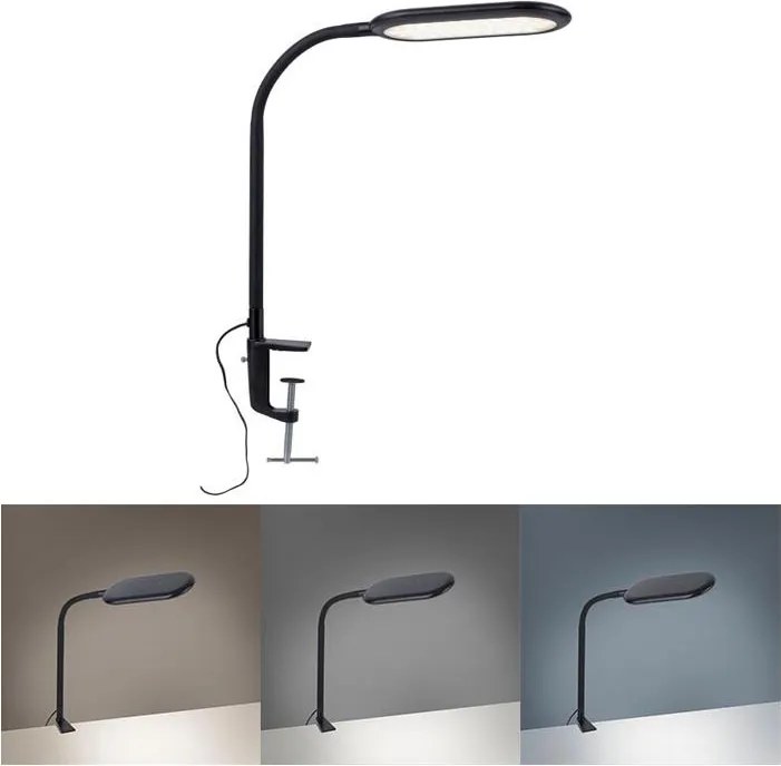 Leuchten Direkt 14404-18-LED Stmievateľná stolná lampa s klipem KELLY LED/7W/230V