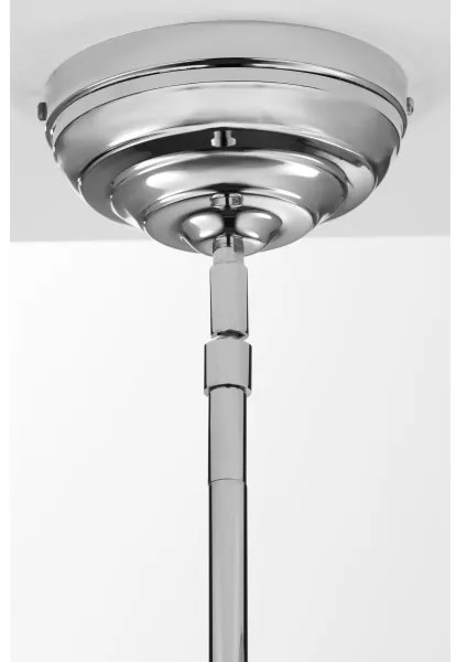 Jupiter 2071 - Luster na tyči PLATINO 1xE27/15W/230V zelená/lesklý chróm