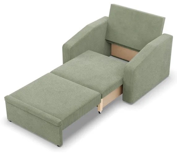 Kreslo ORBIT Poso rozkladacie, olivové