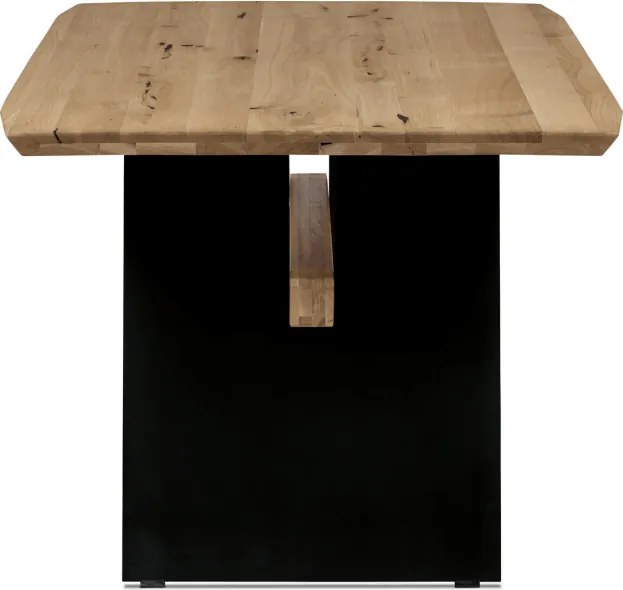 Jedálenský stôl 200x100 cm DS-M200 DUB dub / čierne nohy