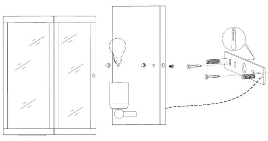 Eglo 49394 - Nástenné svietidlo CHARTERHOUSE 1xE27/60W/230V