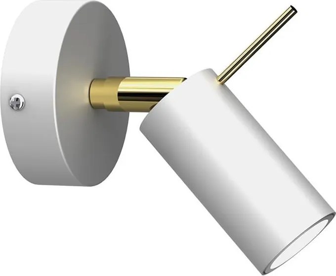 Nástenné bodové svietidlo PRESTON 1xGU10/MR11/40W/230V biela/zlatá