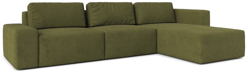 Rohová sedacia súprava Berliner (P) (khaki). Akcia -20%. Vlastná spoľahlivá doprava až k Vám domov. 1065472