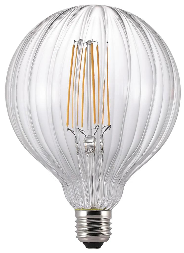 NORDLUX Žiarovka LED AVRA, E27, G125, 2W, 150lm, 2200K, teplá biela, číra