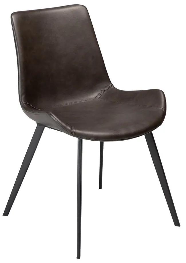 Sivá jedálenská stolička z eko kože DAN–FORM Denmark Hype