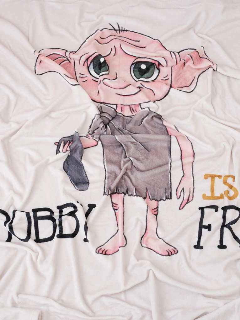 Deka mikroplyš Harry Potter 150 × 200 cm - Dobby