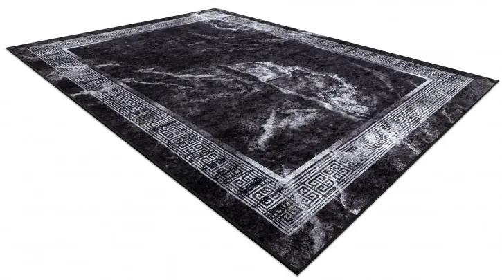 Dywany Łuszczów Kusový koberec Miro 51278.810 Marble black/white - 160x220 cm