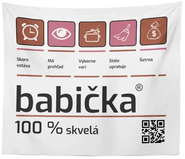 Sablio Deka Babička: 150x120 cm