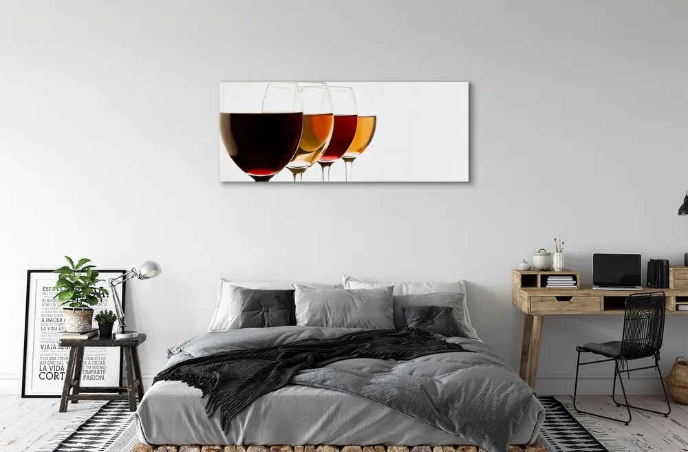 Obraz plexi Poháre vína 120x60 cm