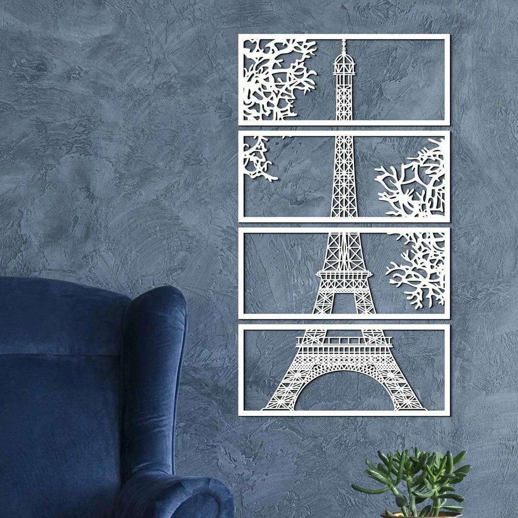 Drevený obraz na stenu - Eiffelova veža | DUBLEZ