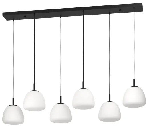 Eglo 390203 - Luster na lanku BALMES 6xE27/40W/230V