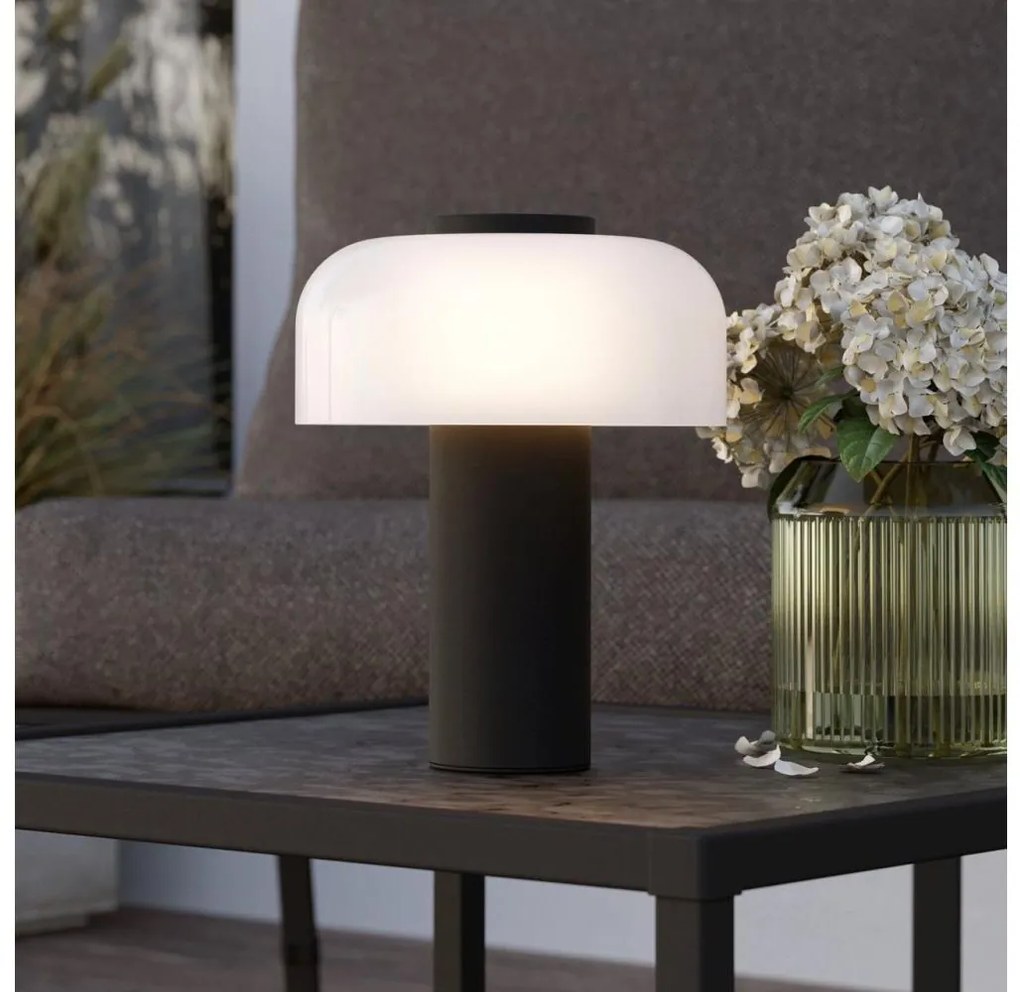 Eglo 900984 - LED Stmievateľná vonkajšia lampa PONENTE 2,25W/5V IP44 čierna/biela