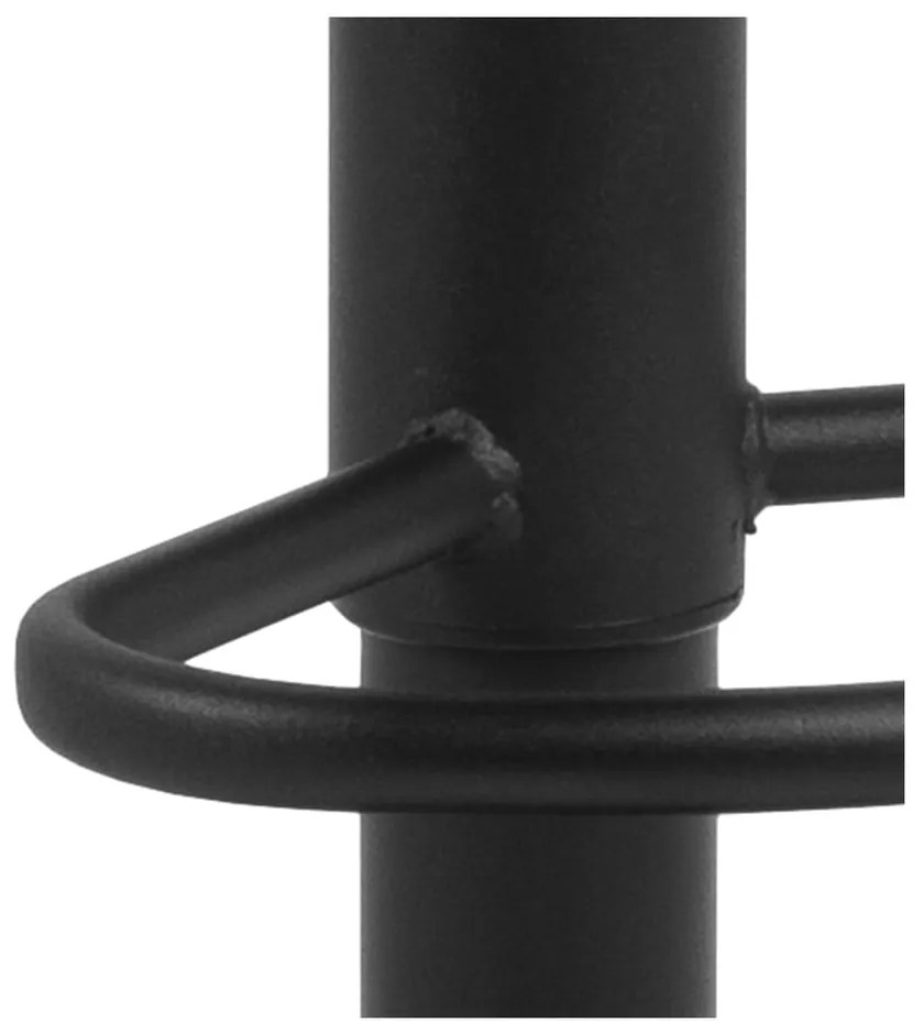 Tmavosivé barové stoličky v súprave s nastaviteľnou výškou 2 ks (výška sedadla 84 cm) Lucy – Actona