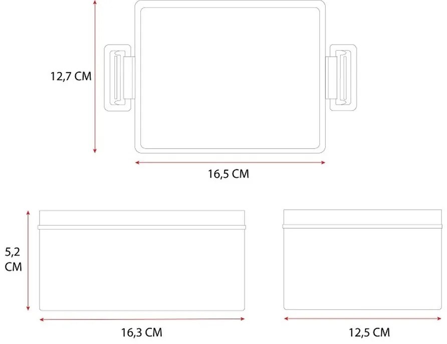 Box na desiatu s klipsami Lilo a Stitch