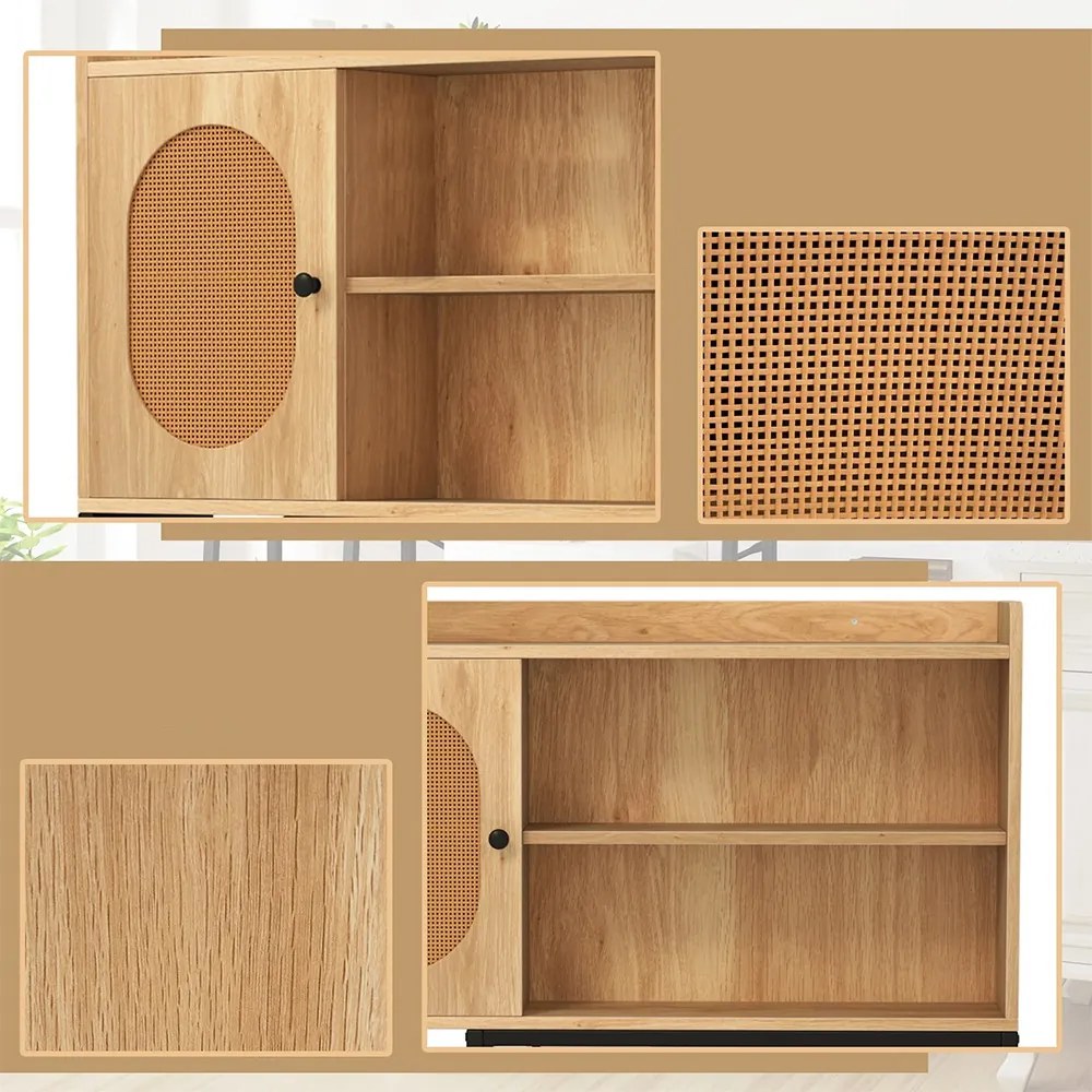 Úložná skrinka nad WC s policami