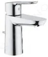 Grohe BauEdge - Umývadlová batéria s výpustom, chróm 23328000