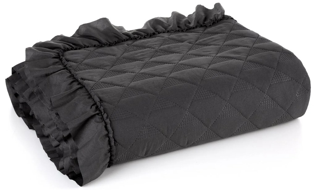 PREHOZ NA POSTEĽ VANESA 220X240 CM ČIERNY