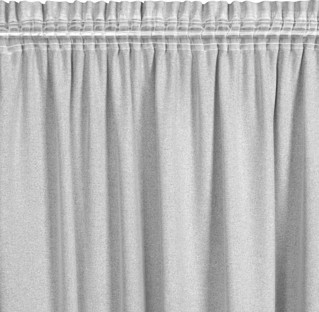 ZÁVES NA PÁSKE ERIS 140X270 CM STRIEBORNÁ